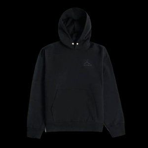 NEW Jordan x A Ma Maniere Jacquard Black Hoodie NIKE DV7455-010 Men Size LARGE
